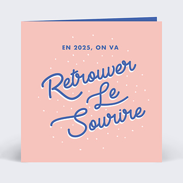 Carte de Voeux Particuliers Retrouver le Sourire