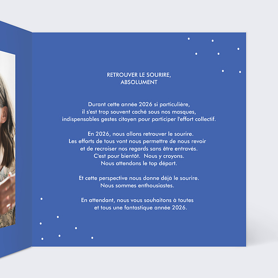 Carte de voeux Retrouver le Sourire Intérieur Droit
