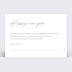 Carte de Voeux Particuliers Warm Wishes
