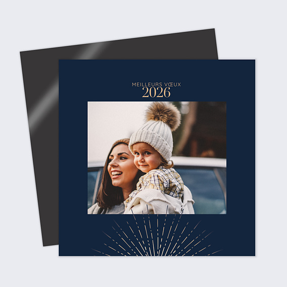 Carte de voeux Feux d'Artifices I