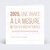 Carte de voeux Découpe Mesures