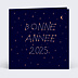 Carte de voeux Etoiles Magiques