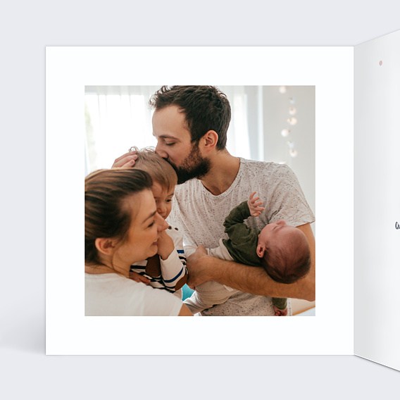 Carte de voeux Magic Candle Intérieur Gauche