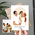 Carte de Voeux Particuliers Votre photo en illustration minimaliste