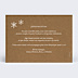 Carte de Voeux Particuliers Cadre Flocons