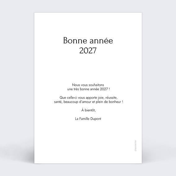 Carte de Voeux Particuliers Votre photo aux crayons de couleur