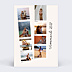 Carte de Voeux Particuliers Photomaton 12 Mois
