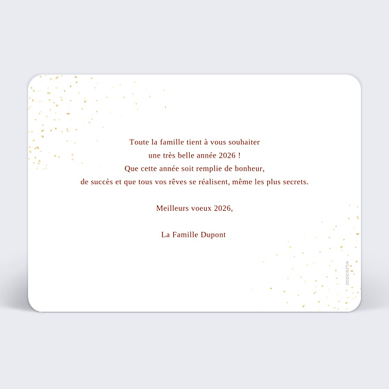 Carte de Voeux Particuliers Tourbillon