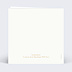 Carte de voeux Classique blanc et ocre Verso