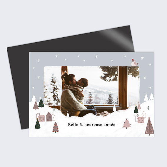 Carte de Voeux Particuliers Chalet