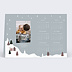 Carte de voeux Calendrier chalet Verso