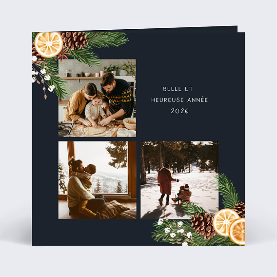 Carte de voeux Senteurs d'Hiver