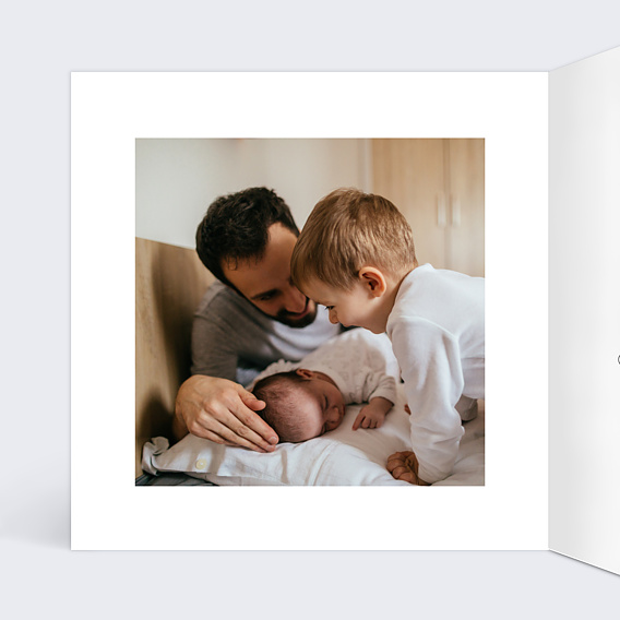 Carte de voeux Auréole Intérieur Gauche