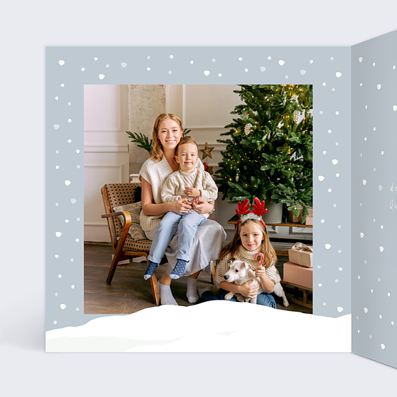 Carte de voeux Chien Intérieur Gauche