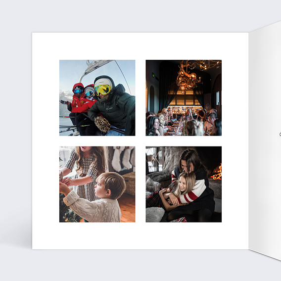 Carte de voeux Meilleurs Voeux Intérieur Gauche