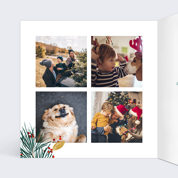 Carte de voeux Sylvestre I Intérieur Gauche