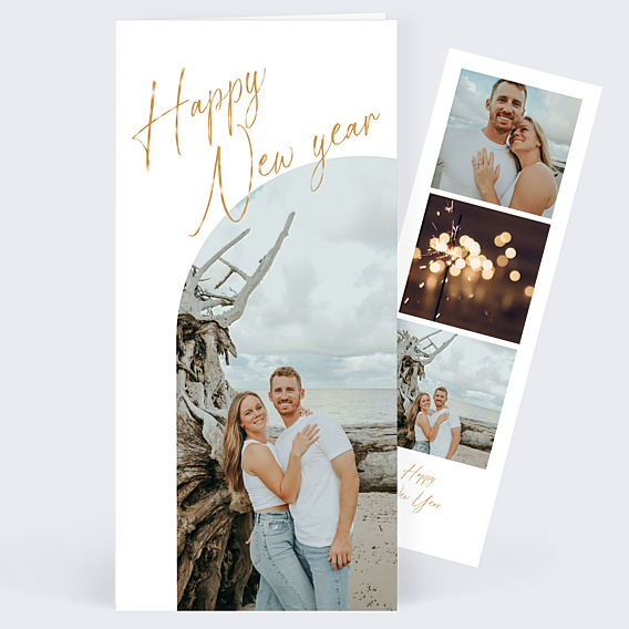 Carte de Voeux Particuliers Eclat Chaleureux