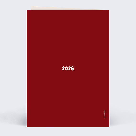 Carte de Voeux Particuliers À main levée