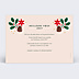 Carte de Voeux Particuliers Cadre Verdoyant
