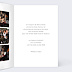 Carte de voeux Belles lettres Intérieur Droit