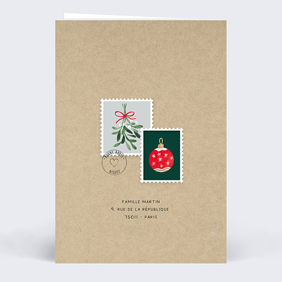 Carte de Voeux Particuliers Lettre au Père Noel