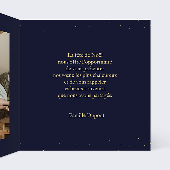 Carte de Voeux Particuliers Crèche