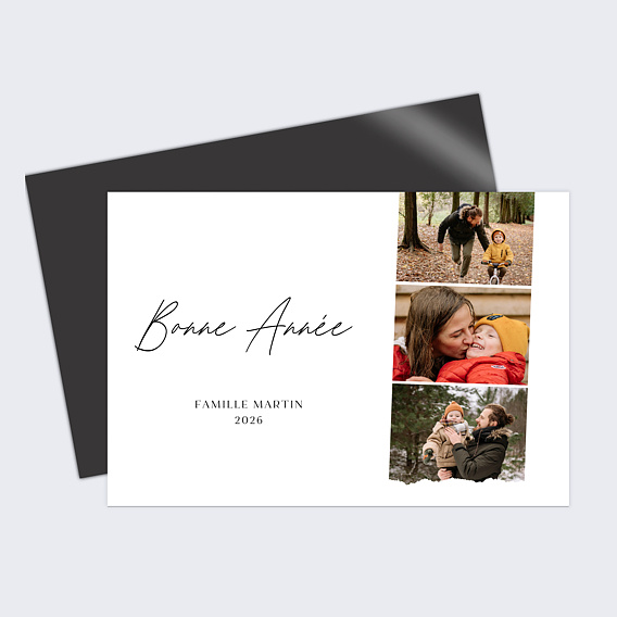 Carte de voeux Photobooth