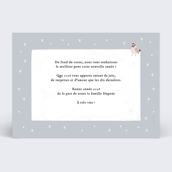Carte de Voeux Particuliers Chalet