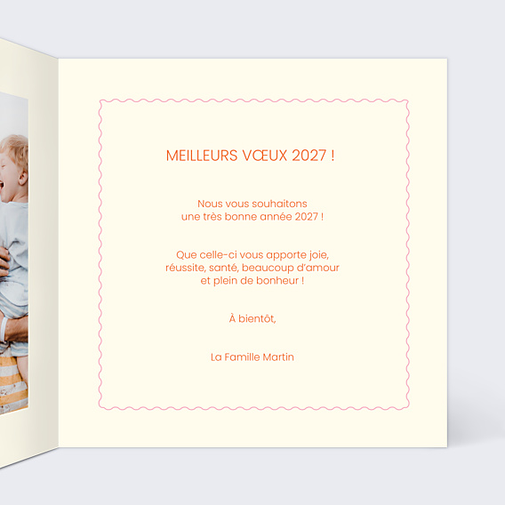 Carte de Voeux Particuliers Année vitaminée