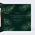 Carte de Voeux Particuliers Boules de Noel Chic