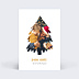 Carte de voeux Forme Sapin