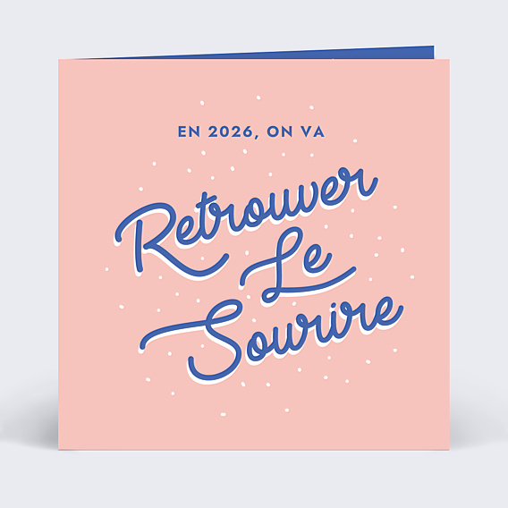 Carte de voeux Retrouver le Sourire