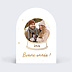 Carte de Voeux Particuliers Boule à Neige Photo