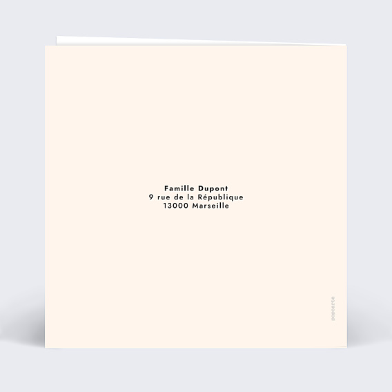 Carte de Voeux Particuliers Votre photo en film d’animation