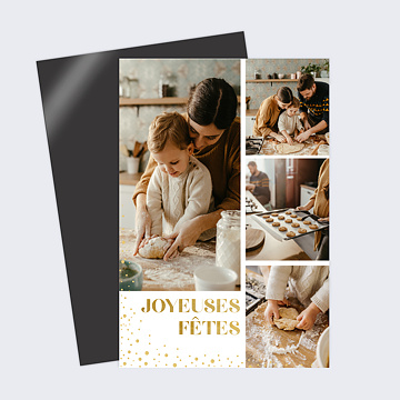 Carte de Voeux Particuliers Petits Flocons