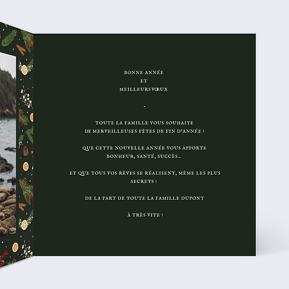 Carte de Voeux Particuliers Tradition