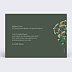 Carte de Voeux Particuliers Fleur de Noël