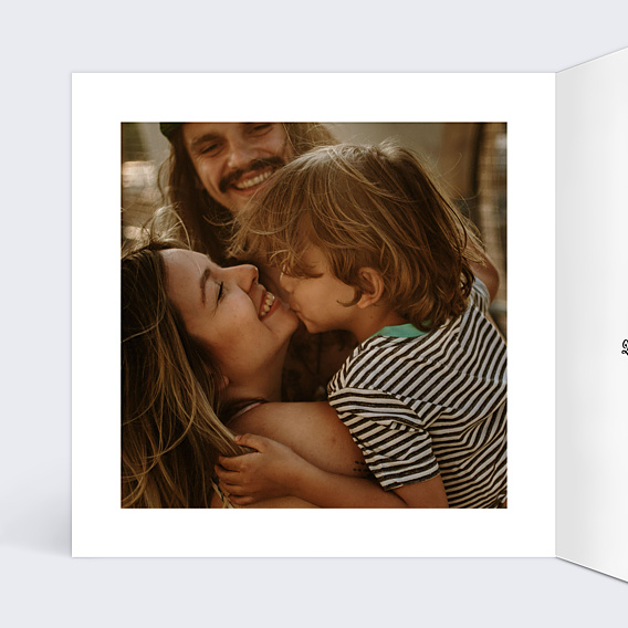 Carte de Voeux Particuliers Couronne Kraft