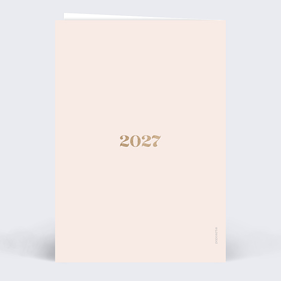 Carte de Voeux Particuliers Entremêlés
