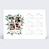 Carte de voeux Calendrier Double Pola Recto