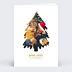 Carte de voeux Forme Sapin 