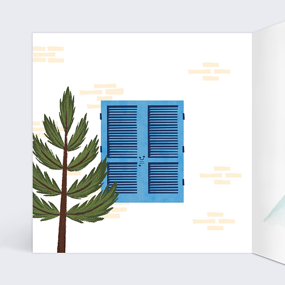 Carte de voeux Nouveaux Horizons Intérieur Gauche