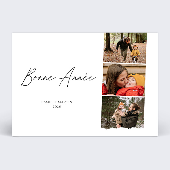 Carte de voeux Photobooth