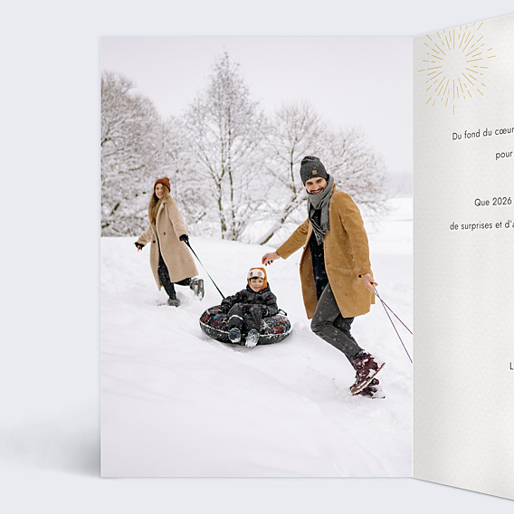 Carte de Voeux Particuliers Joyeuses Explosions