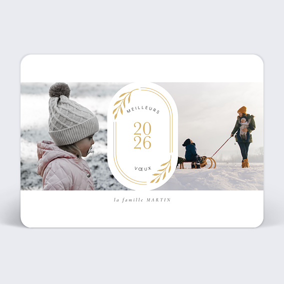 Carte de voeux Oslo Recto