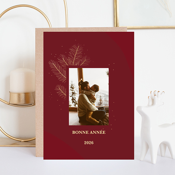 Carte de voeux Bandeau Branchage Après 4