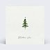Carte de voeux Sapin Traditionnel Verso