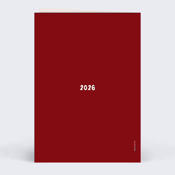 Carte de voeux À main levée Verso