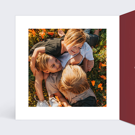 Carte de Voeux Particuliers Pattern ocre