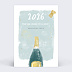 Carte de Voeux Particuliers Champagne